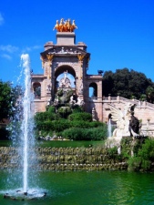 Fontána v Parc de la Ciutadella