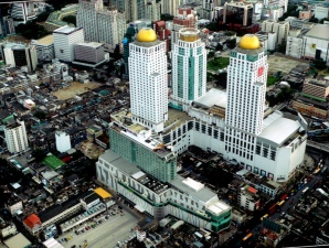 Bangkok s ptačí perspektivy