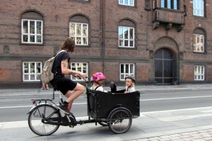 Na kole v Kodani
