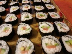 Domácí tvorba Sushi