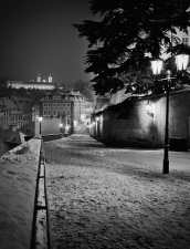 Praha zasněžená