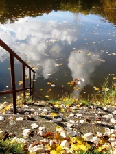 podzim na rybníku