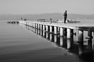molo jezero Ohrid