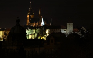 Noční Pražský hrad...