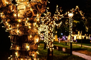 Christmas lights, Glyfada, Athens